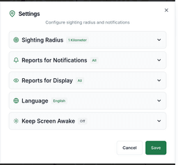 Reports for Notifications