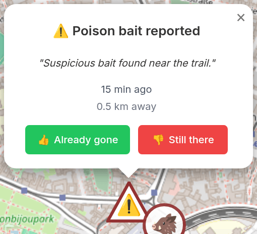 Report poison bait