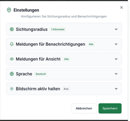 Meldungen für Benachrichtigungen